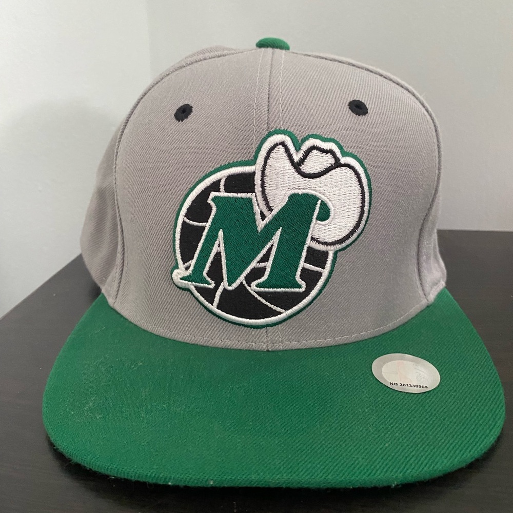Dallas Mavericks Hat Mitchell & Ness adjustable self fastener cap Basketball